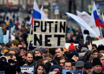 In March, thousands of people protested in Moscow against the law