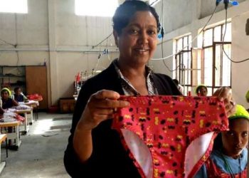 Freweini Mebrahtu designed and patented a reusable menstrual pad in 2005