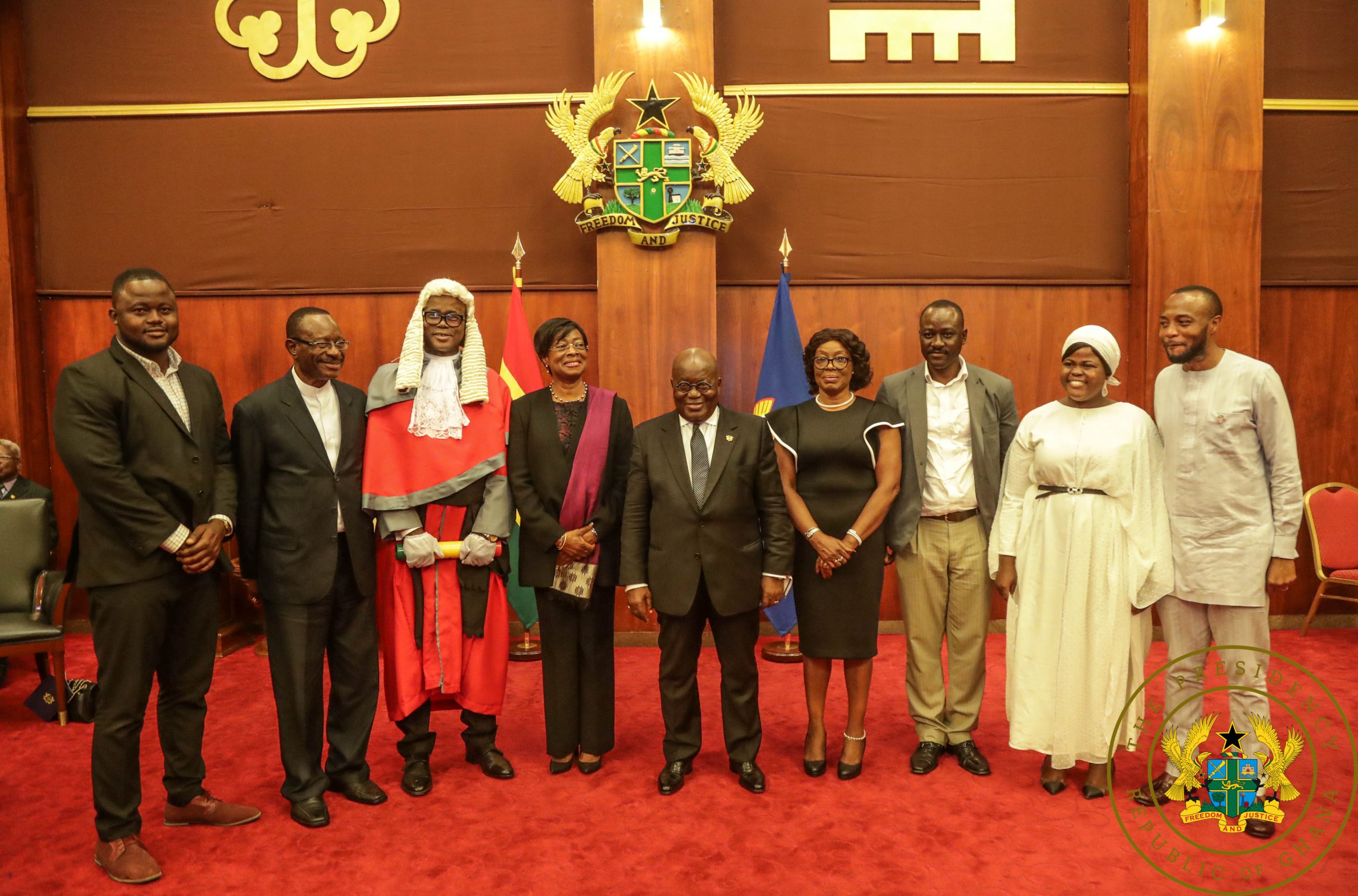Nana Addo swears in 45 High Court, Court of Appeal Judges