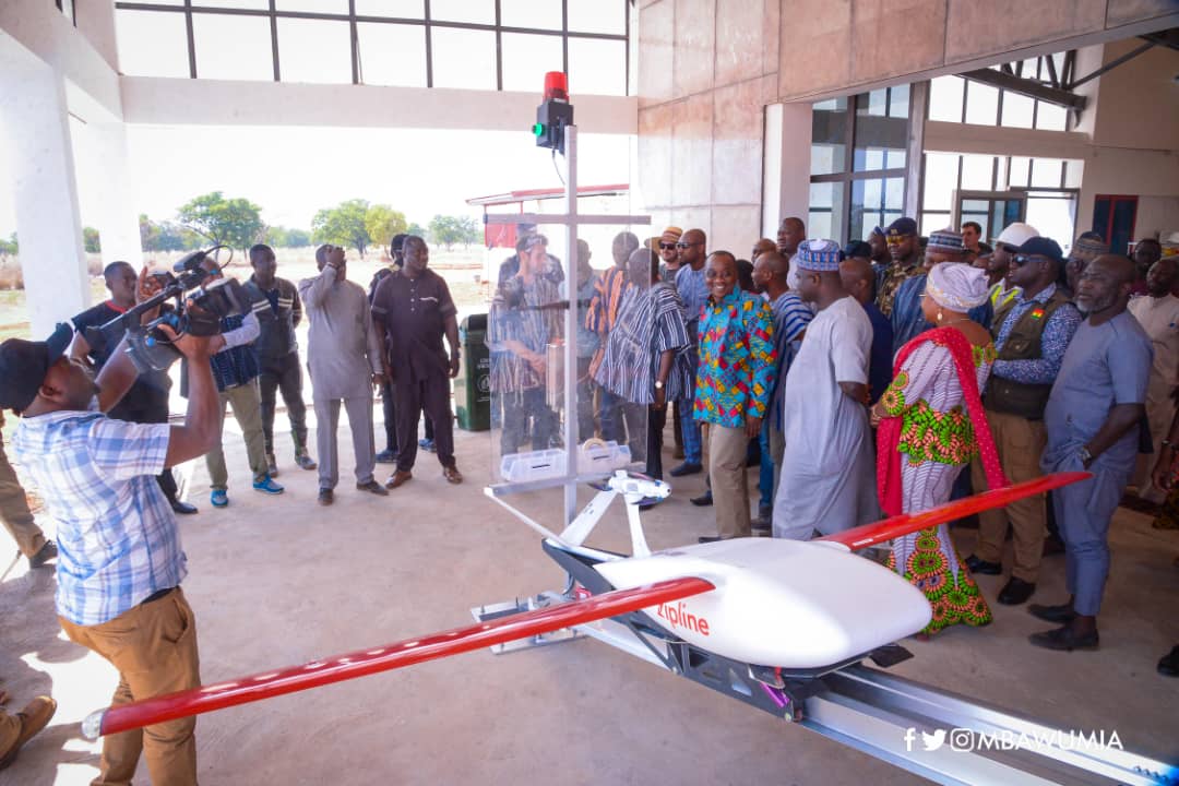 North East: Bawumia inspects third Zipline drone distribution centre at Kukua
