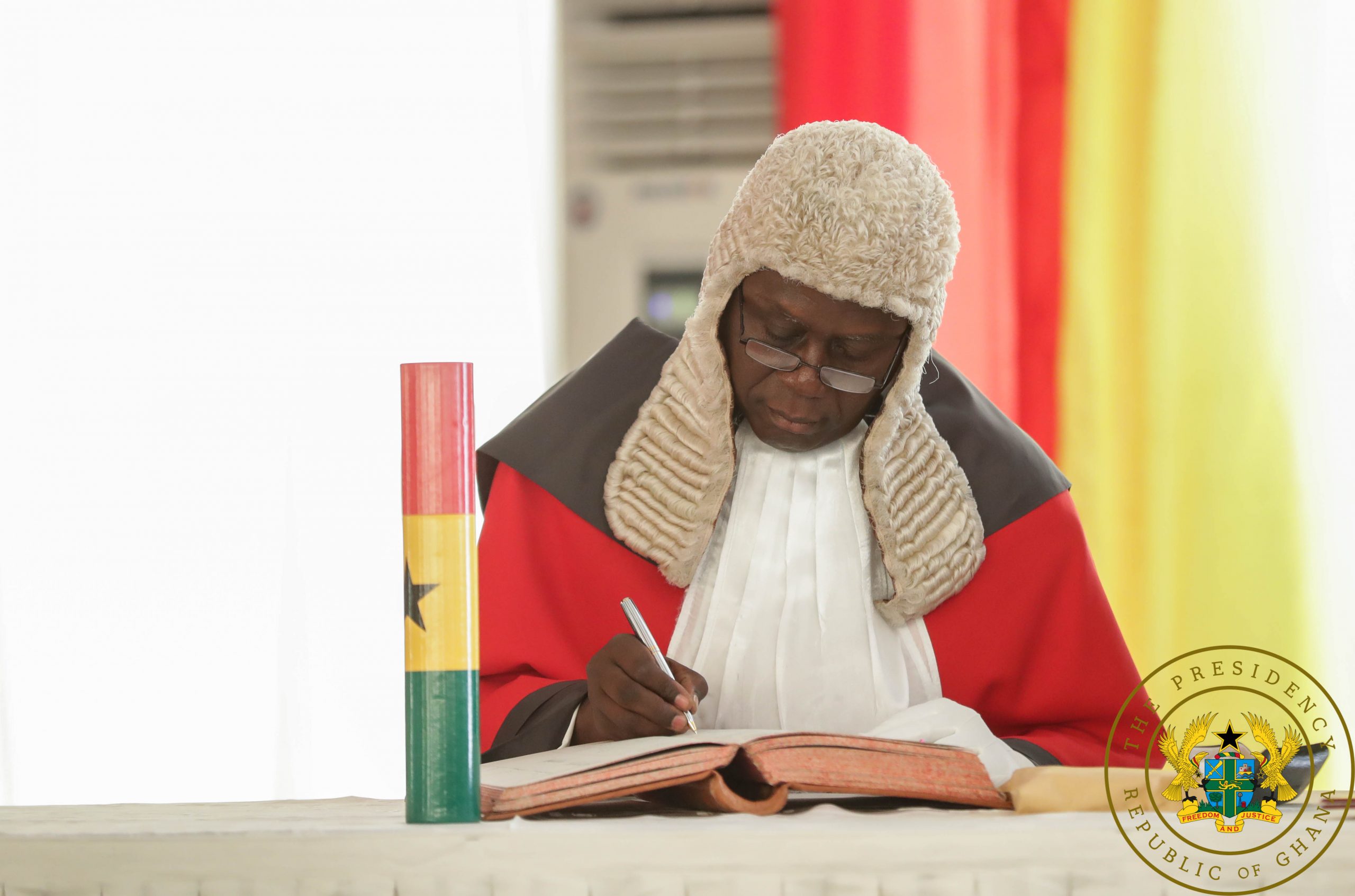 Nana Addo swears in Anin Yeboah as 14th Chief Justice of Ghana