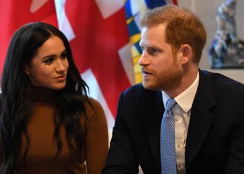 The Duke and Duchess of Sussex visiting Canada House