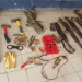 These items were retrieved from the deceased robbers