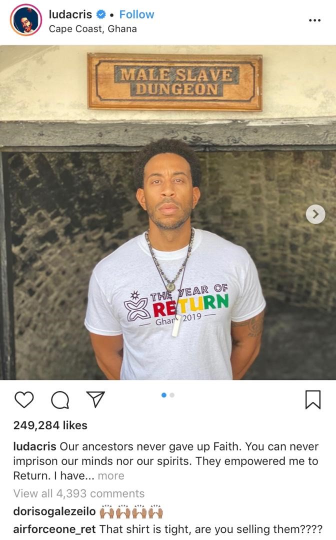 Ludacris in Ghana during the Year of Return 