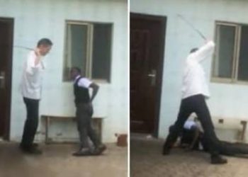Chinese national arrested for caning Kenyan