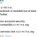Facebook's Twitter and Instagram accounts hacked