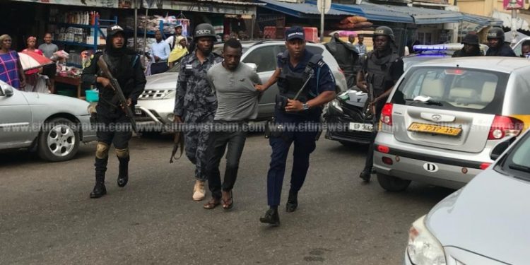 Takoradi kidnapping suspects with police