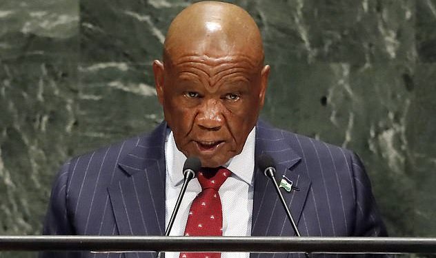 Lesotho Prime Minister, Thomas Thabane