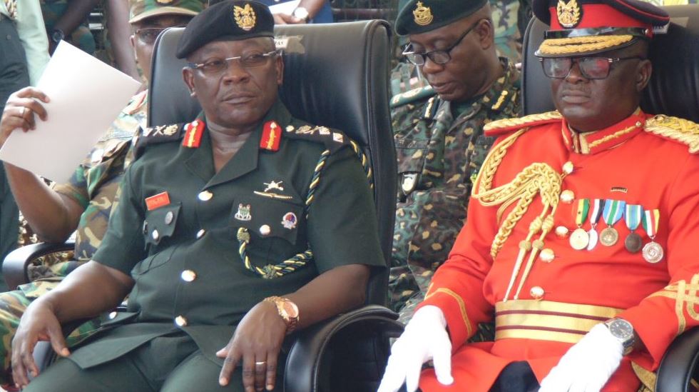 Outgoing Chief of Army Staff hands over to Major General Thomas Oppong-Peprah