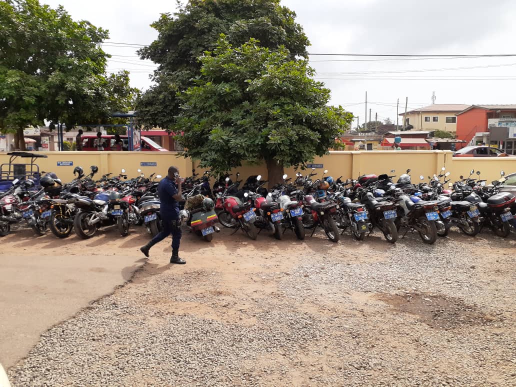 Police impounds over 150 motorcycles, suspected narcotics after raids