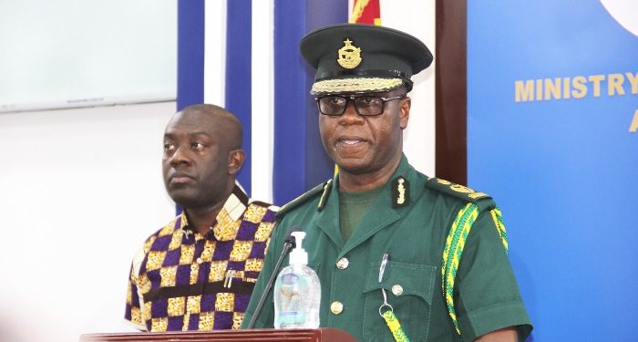 Laud Ofori Afrifa, the Deputy Comptroller General of the Ghana Immigration Service on our border control