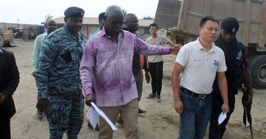 Minister orders arrest of Chinese nationals operating quarry without permit