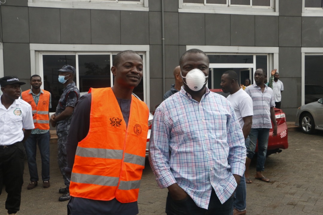 Local Government Ministry cleans up Agbogbloshie Market after disinfection exercise