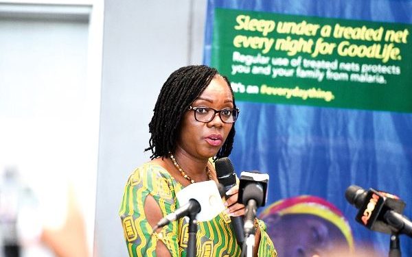 Programme Manager of the National Malaria Control Programme, Dr. Keziah Malm