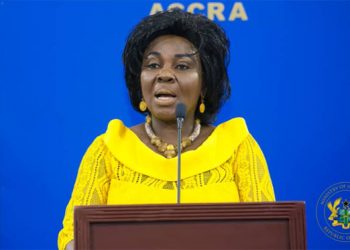 Minister of Sanitation and Water Resources, Madam Cecilia Abena Dapaah