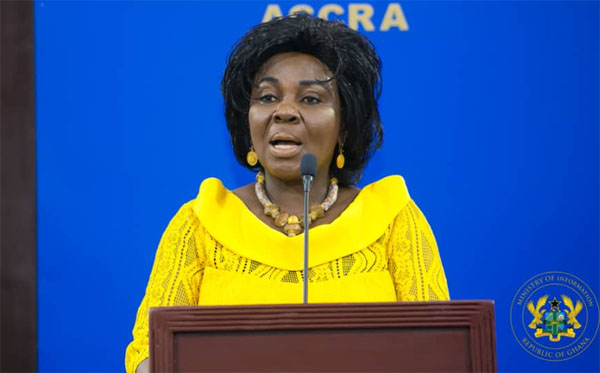 Minister of Sanitation and Water Resources, Madam Cecilia Abena Dapaah