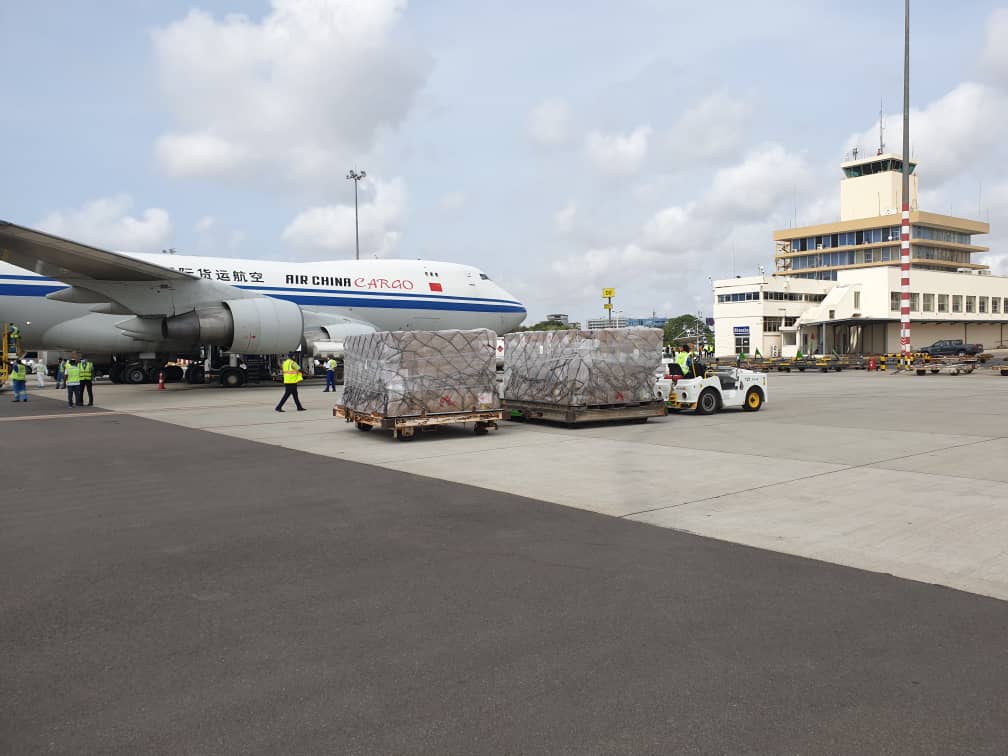 Government takes delivery of COVID-19 medical supplies from China