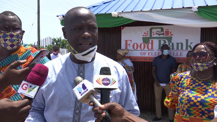 W/R: Amarh Kofi Buah launches Ellembelle Food Bank for the needy initiative