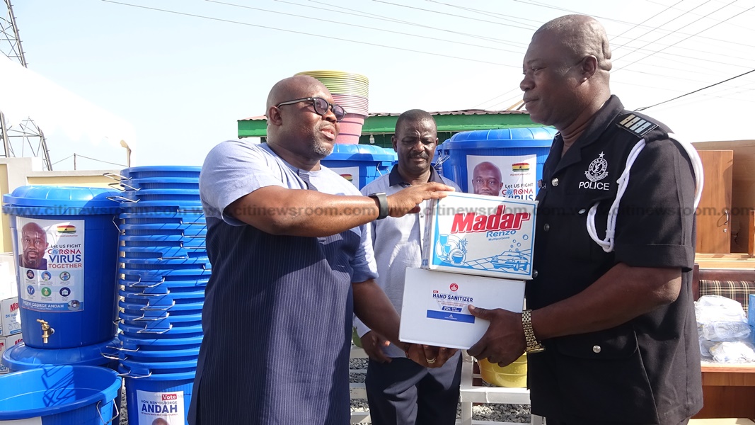 Coronavirus: George Andah donates PPE to Awutu Senya constituency