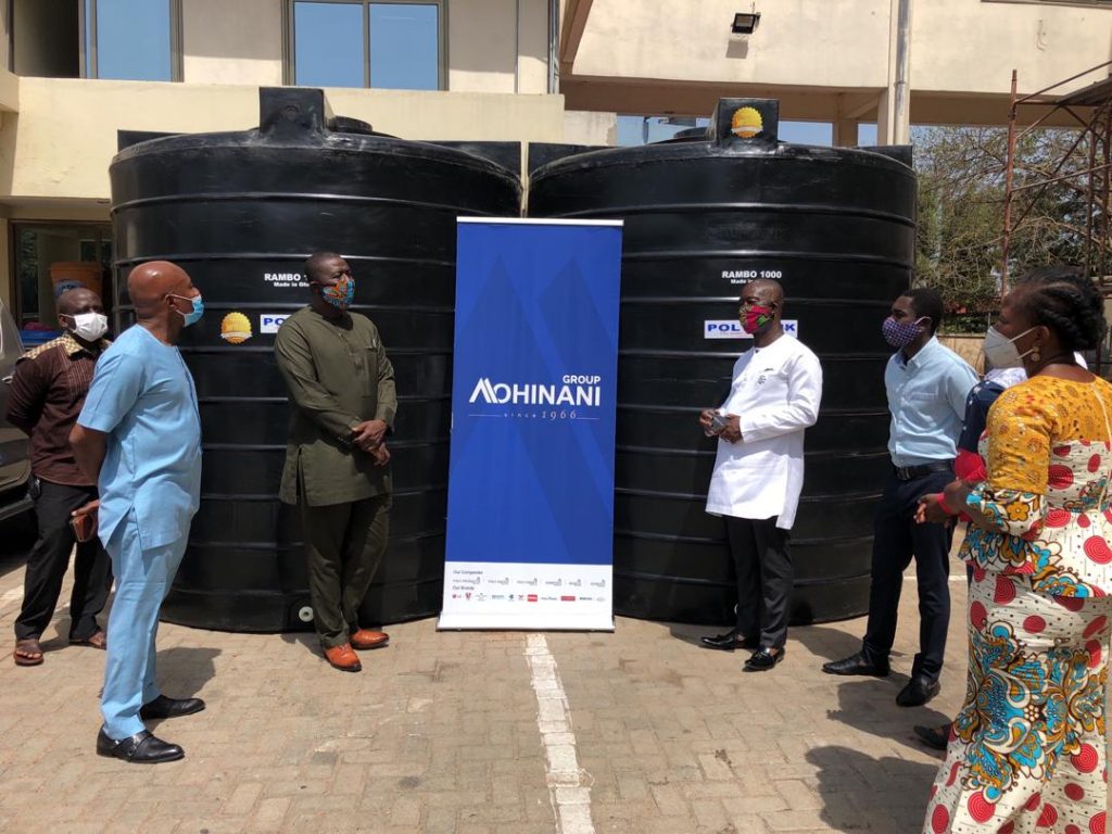 Polytank supports Ghana’s COVID-19 fight with water tanks