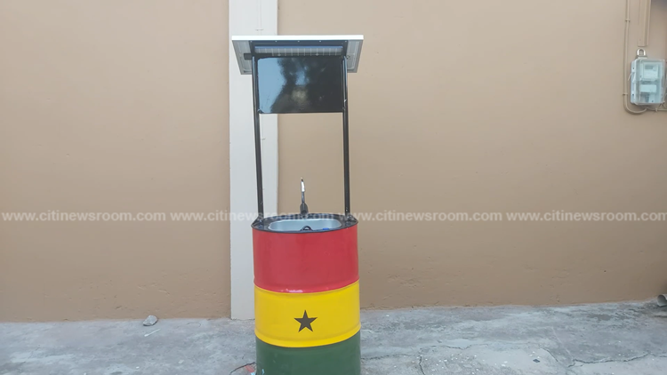 Coronavirus: Ghanaian designs solar powered handwashing device