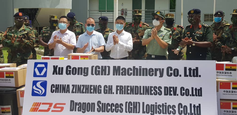 COVID-19: Chinese companies donate over GHS 80,000 worth of PPEs to Armed Forces