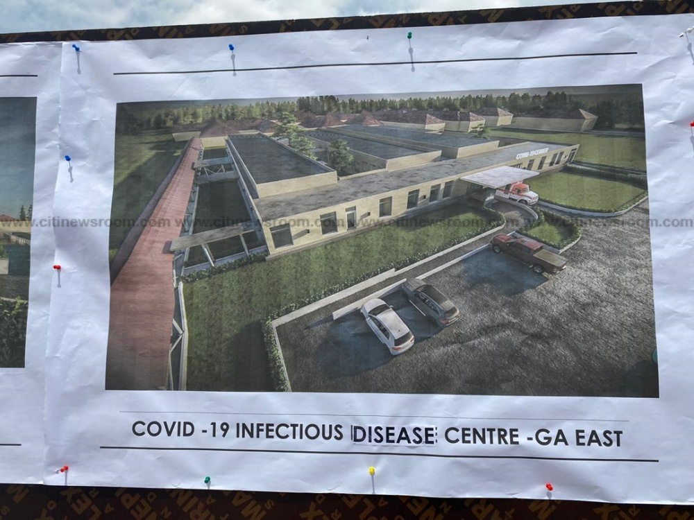 Ghana Institute of Surveyors supports construction of infectious disease centre