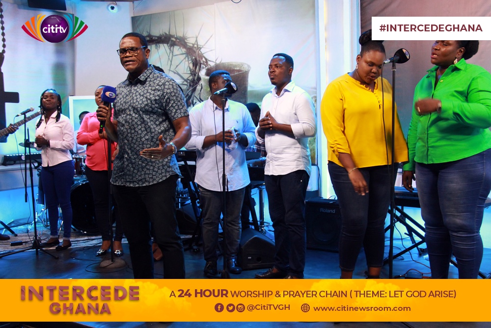 Citi TV’s 24-hour prayer & worship service #IntercedeGhana underway