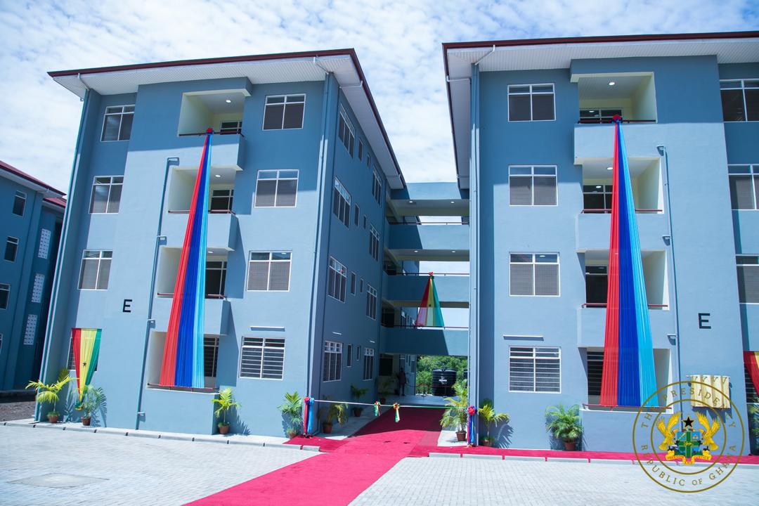 Akufo-Addo commissions housing apartments at Burma Camp