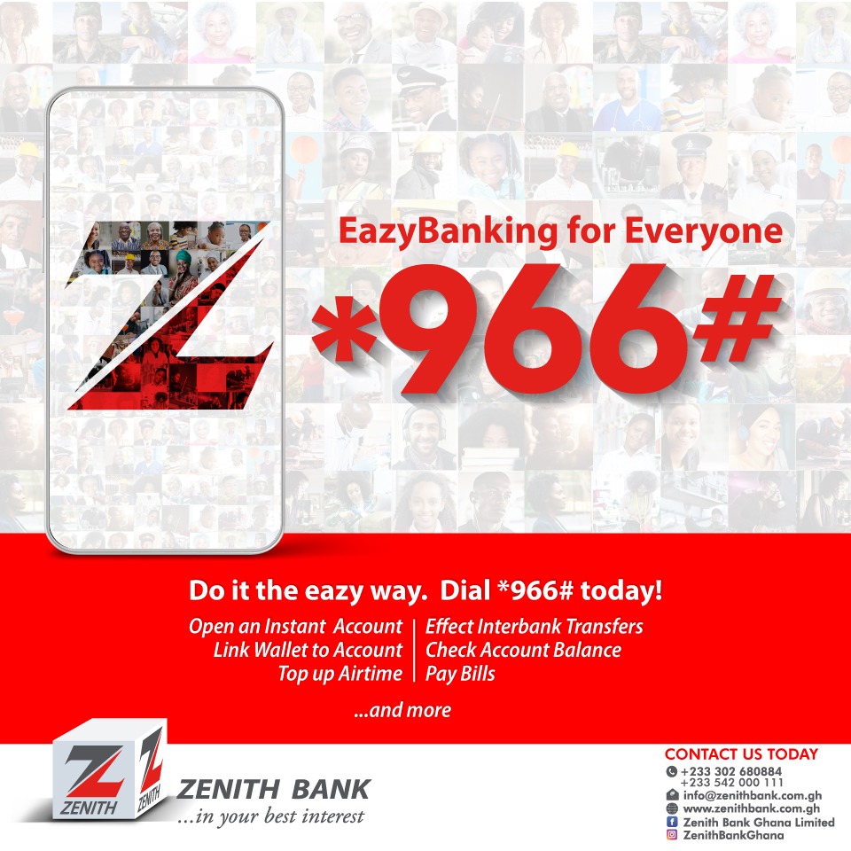 Zenith Bank announces enhancement of *966# USSD service