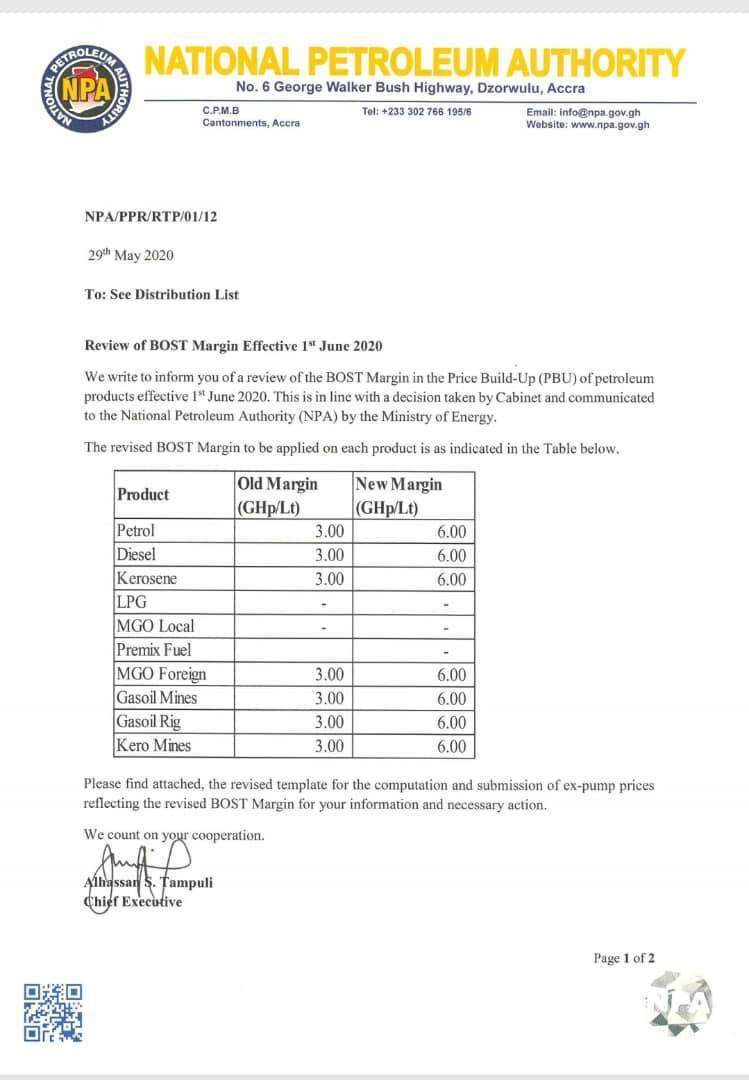 Withdraw 100% increment in BOST margin – Minority to Akufo-Addo