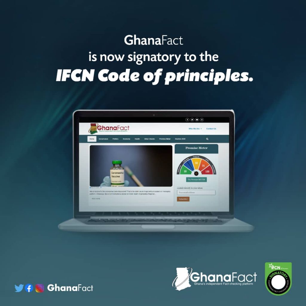 IFCN verifies Ghanaian fact-checking organisation, GhanaFact