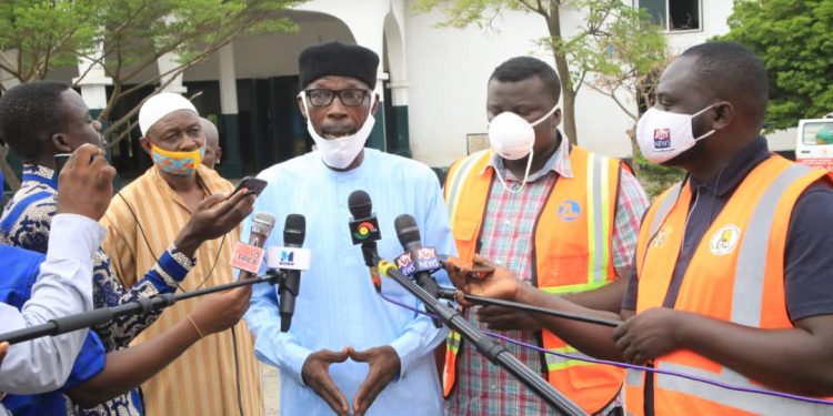 Zoomlion disinfects Abossey Okai Central Mosque
