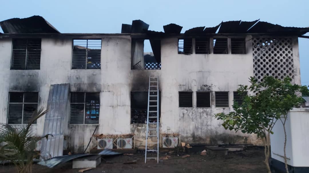 Fire guts EC’s Greater Accra Regional office