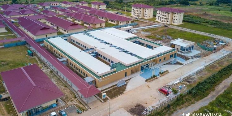 Aerial view of Ghana's Infectious Disease Centre. Credit: MBawumia, Facebook