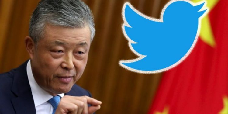 Ambassador Liu Xiaoming has had a Twitter account since late last year