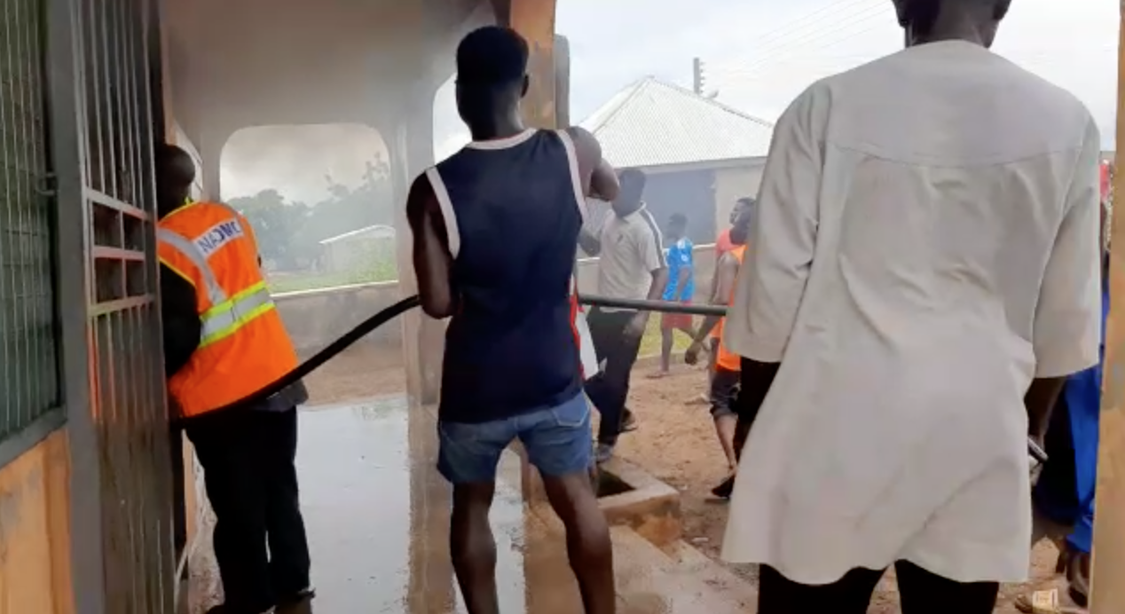 Daboya post office set ablaze after security man tries to use fire to kill bees