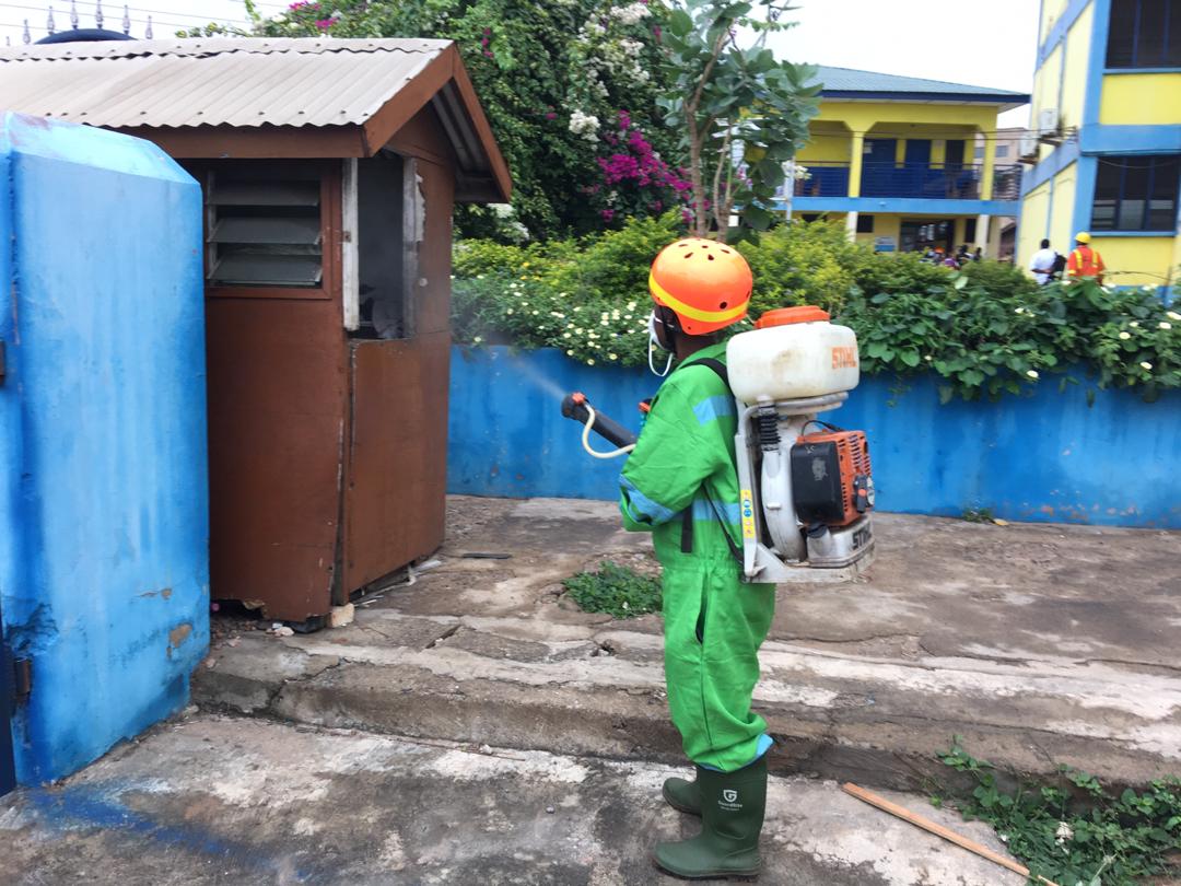 MoE, GES, Zoomlion start 3rd phase of disinfection exercise in SHSs