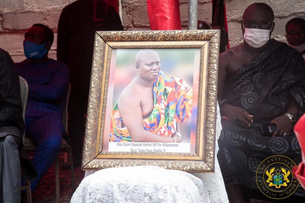 Akufo-Addo commiserates with family of slain Mfantseman MP [Photos]