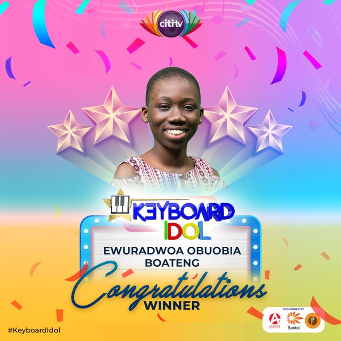 Ewuradjoa Obuobia Boateng wins maiden edition of Citi TV’s Keyboard Idol