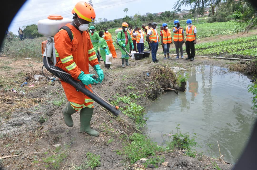 NMCP programme manager inspects Zoomlion’s mosquito control exercise in Accra, Kumasi