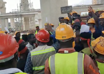 Pokuase Interchange workers strike to demand better working conditions1