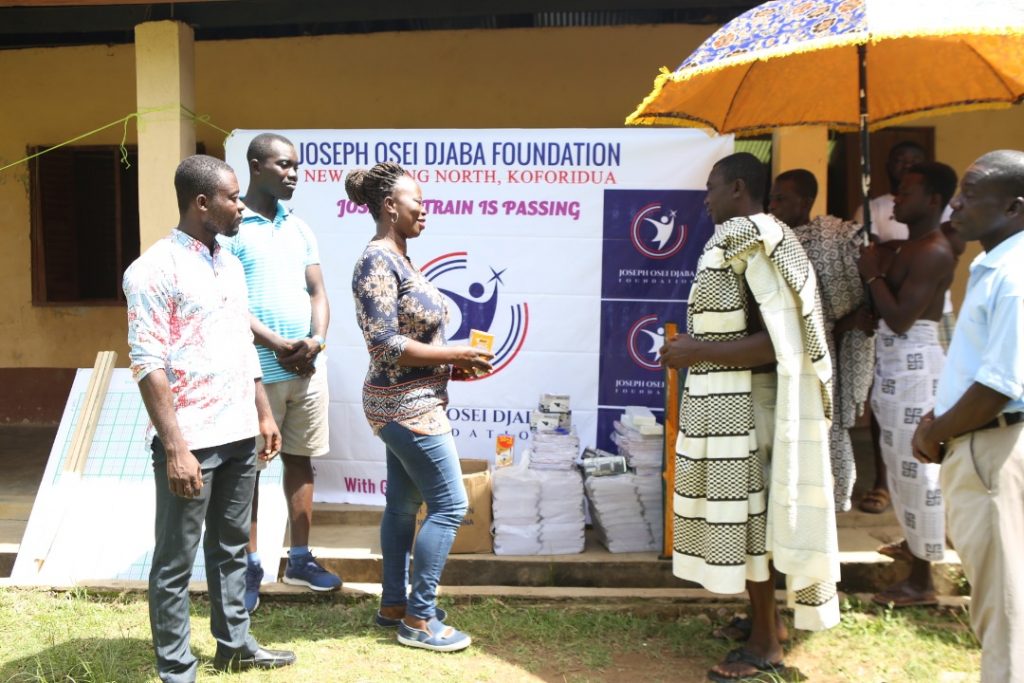 Joseph Osei Djaba Foundation supports schools in New Juabeng North