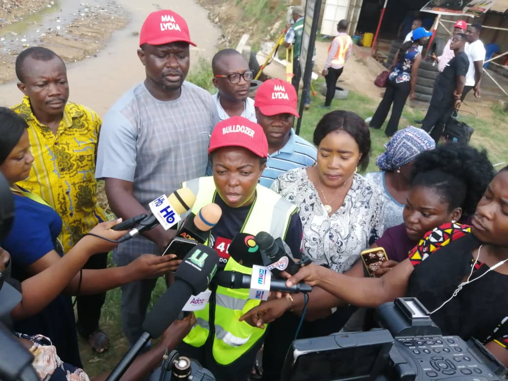 Lydia Alhassan begins project to fix flooding challenges in Ayawaso West Wuogon