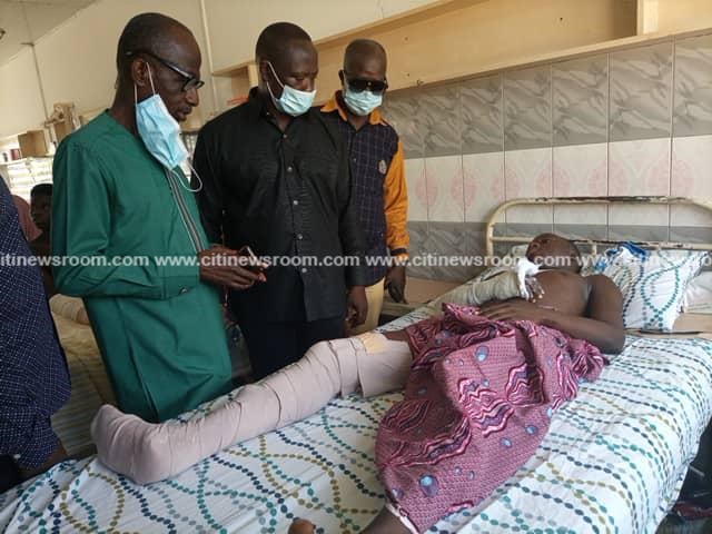 Ellembelle: Asiedu Nketia visits injured NDC supporters, consoles family of killed person