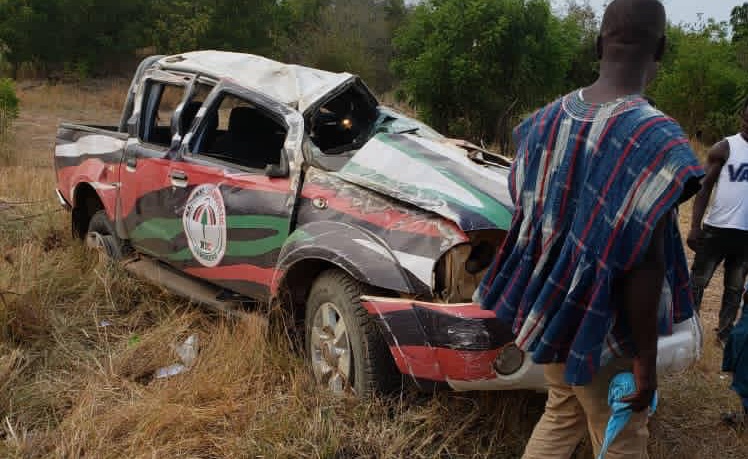 E/R: Three NDC regional executives escape death after car crash