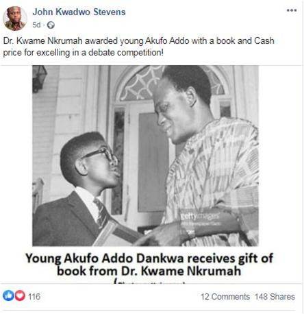 Fact-check: 1960 image of Nkrumah and North Carolina youngster mistaken to be Akufo-Addo goes viral again