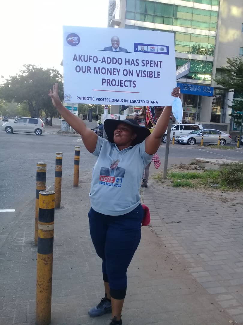 2020 Election: Group hits streets of Accra to campaign for Akufo-Addo