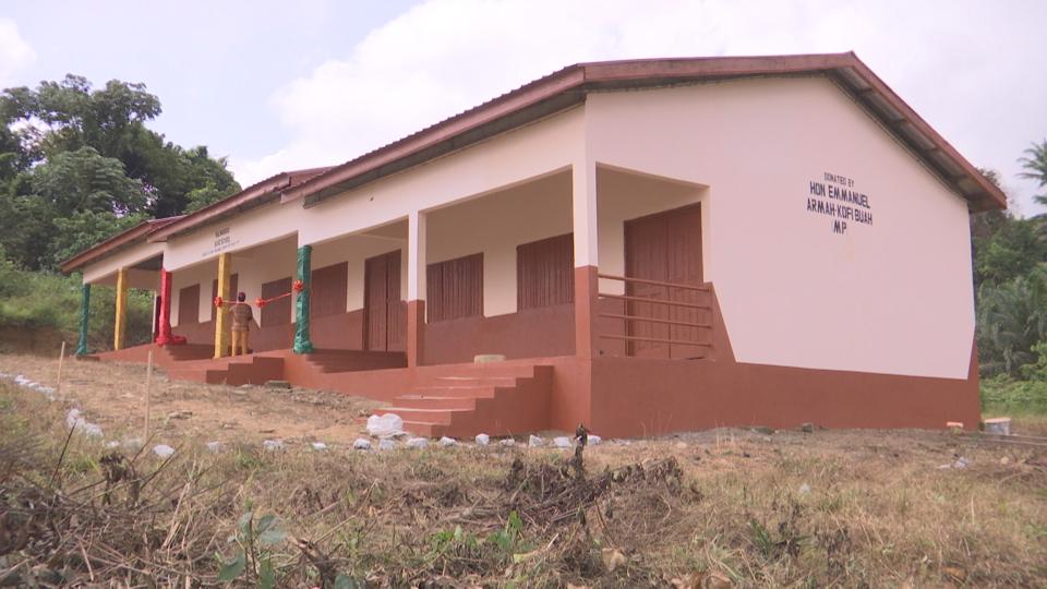 Ellembelle MP supports Salman basic school with three-unit classroom block