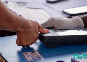 Biometric verification in election
